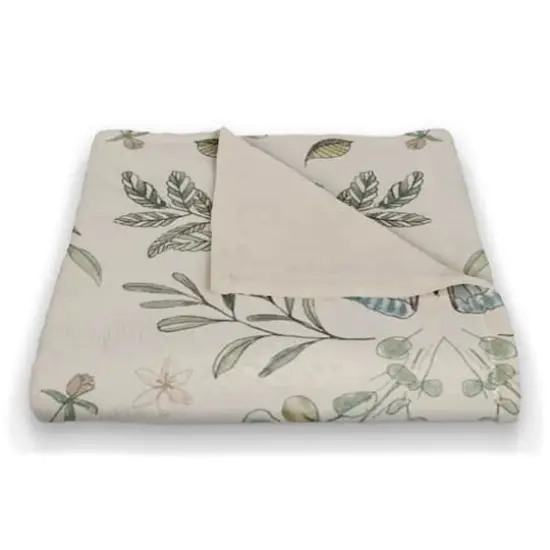 Butterfly Pattern Coral Fleece Blanket White {3}