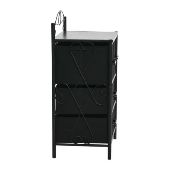 Household Essentials Victoria 32" 4-Drawer Dresser Black {6}