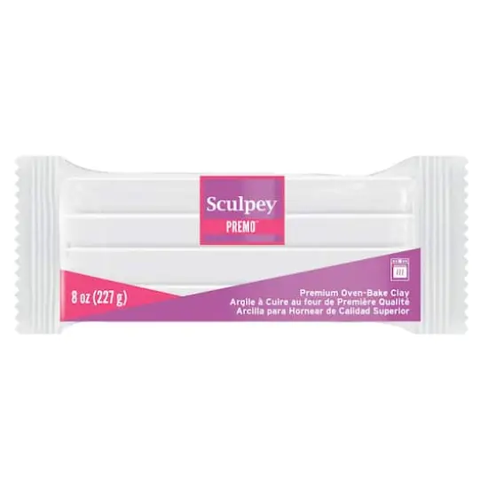 Sculpey&reg; Premo&trade; 8oz. Oven Bake Clay White {3}