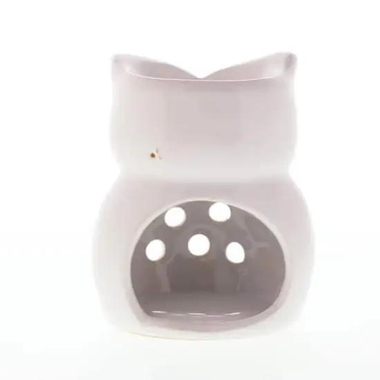 4" Ceramic Charming Owl Candle Oil Warmer {4}
