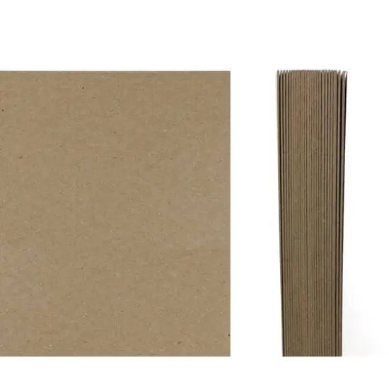 PA Paper&trade; Accents Natural Kraft Stash Pack 12" x 12" Cardstock, 40 Sheets {3}