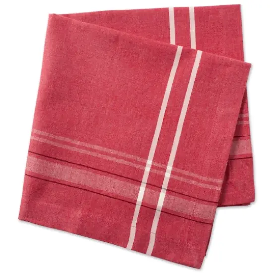 DII&reg; French Chambray Dinner Napkins, 6ct. Red Chambray {6}