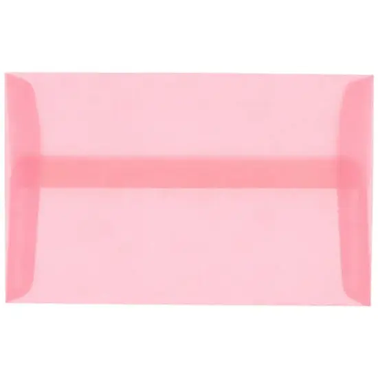 JAM Paper A10 Translucent Vellum Invitation Envelopes, 25ct. Blush Pink {1}