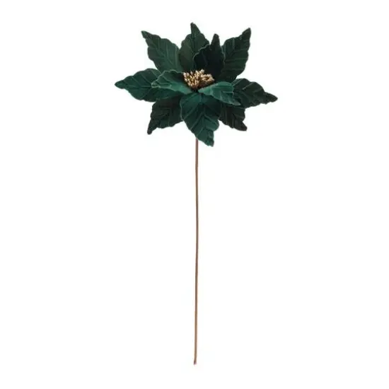 Forest Green Poinsettia Stems, 6ct. {4}
