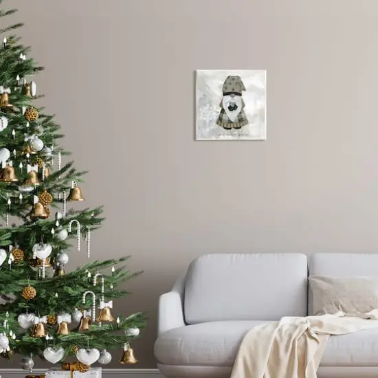 Stupell Industries Home Sweet Gnome Winter Snowflakes Wall Plaque Art {3}