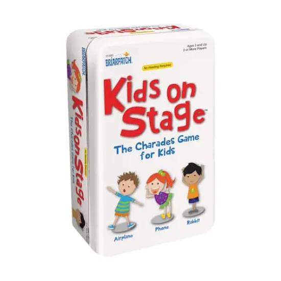 Briarpatch&reg; Kids on Stage&trade; Charades Game in a Tin {1}