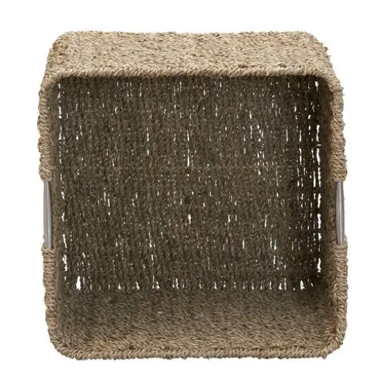 Household Essentials Seagrass Square Wicker Basket  {6}