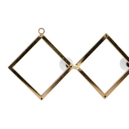 Set of 3 Gold Metal Glam Wall Hook, 17", 22", 33" {7}