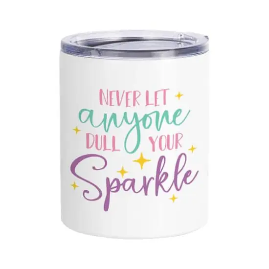 Craft Express 4ct. 10oz. White Stainless Steel Lowball Mug {4}