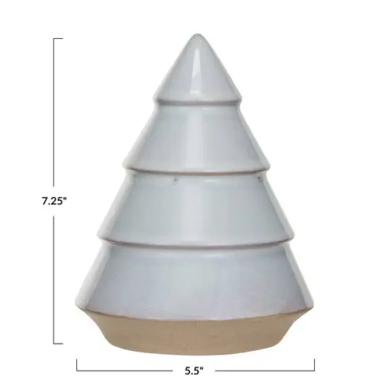 Hello Honey&reg; 7.25" Large White Decorative Unglazed Stoneware Tree {4}