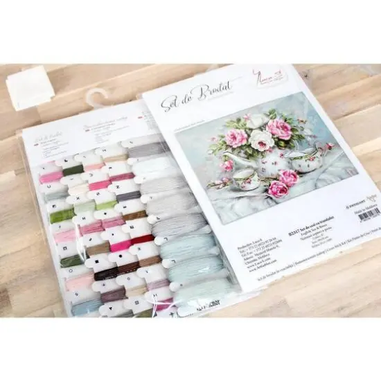 Luca-s English Tea & Roses Counted Cross Stitch Kit {5}
