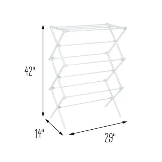 Honey Can Do White Collapsible Clothes Drying Rack {12}