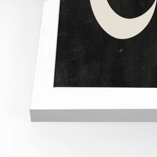 Twinkle Moon Stars 2 11" x 14" White Framed Print Under Plexiglass {3}