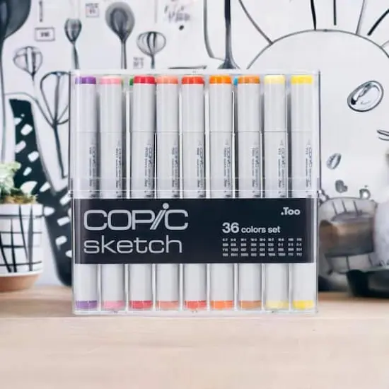 Copic&reg; Basic 36 Color Sketch Marker Set {1}