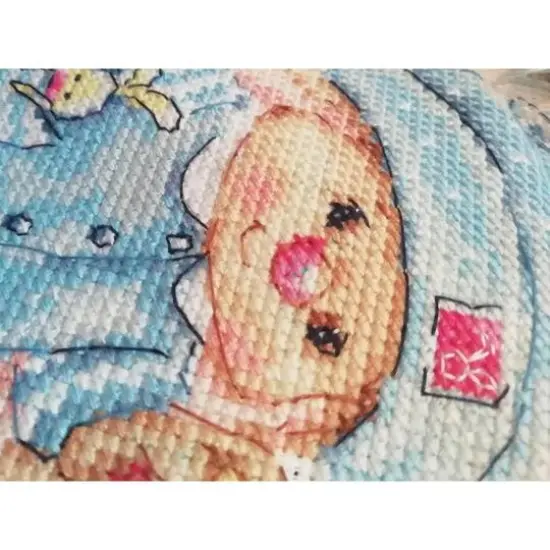 Alisa Rabbit Mi Baby Boy Cross Stitch Kit {6}