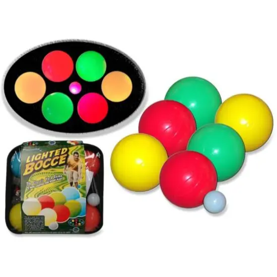 Water Sports Backyard Fun Lighted Bocce Set {1}