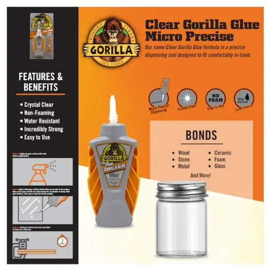 Gorilla&reg; Micro Precise&trade; Clear Glue {7}