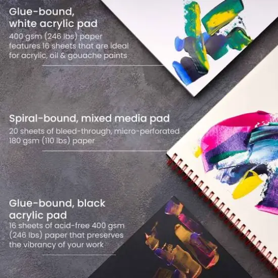 Arteza&reg; Acrylic Art Paint & Tools Set {7}