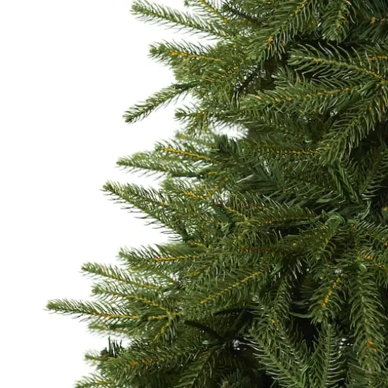 8ft. Pre-Lit Vancouver Fir Natural Look Artificial Christmas Tree with Clear LED Lights {6}