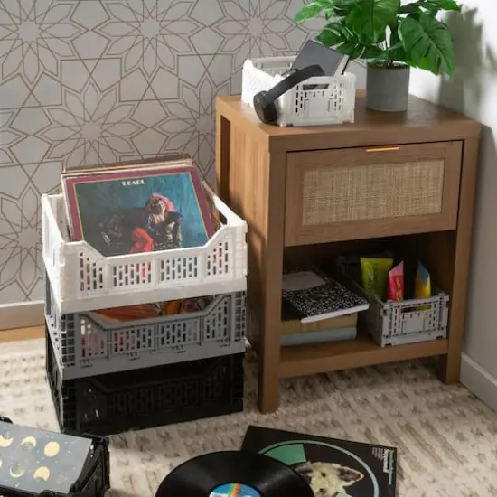 Simplify Collapsible Storage Crate Gray {11}