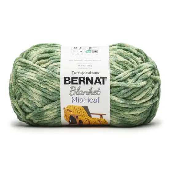 Bernat&reg; Blanket Mist-ical&trade; Yarn Fresh Green {1}