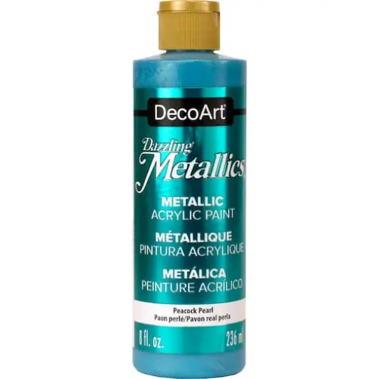 DecoArt&reg; Dazzling Metallics&reg; Acrylic Paint Peacock Pearl {1}