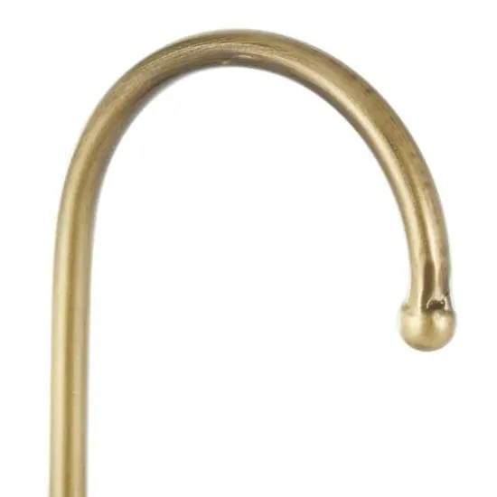 27" Metal Umbrella Stand with Handle Gold {6}