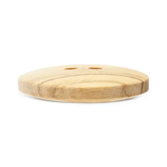 Dritz&reg; 20mm Beige-Camel Sustainable Wood Round Button, 9ct. {6}