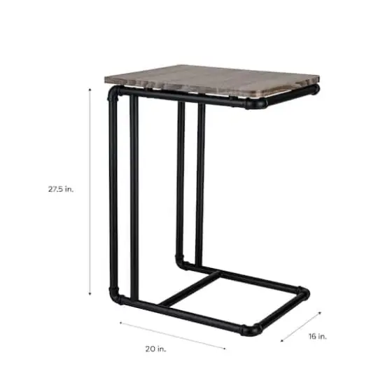 Organize It All 27" Pipe Line Side Table {3}