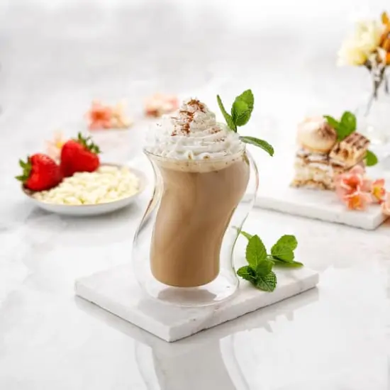 JoyJolt&reg; 13.5oz. Pivot Double Wall Coffee Glasses, 4ct. {3}