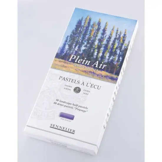 Sennelier Extra-Soft Plein Air Landscape 80 Color Half Stick Pastel Set {4}