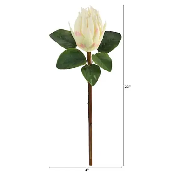 White King Protea Artificial Flower Stem, 4ct. {3}