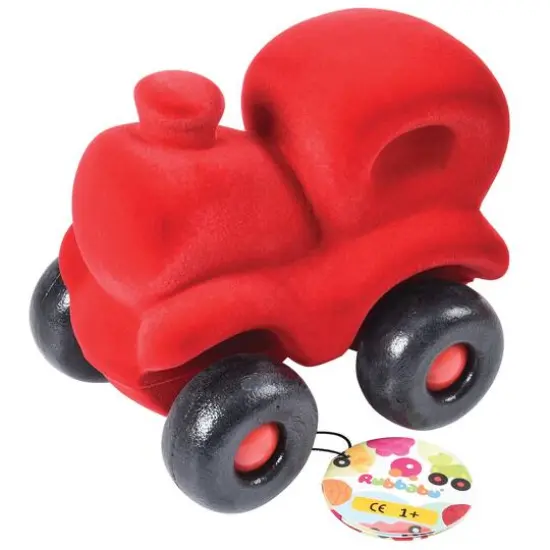 Rubbabu Red Choo Choo Train Sensory Toy {4}