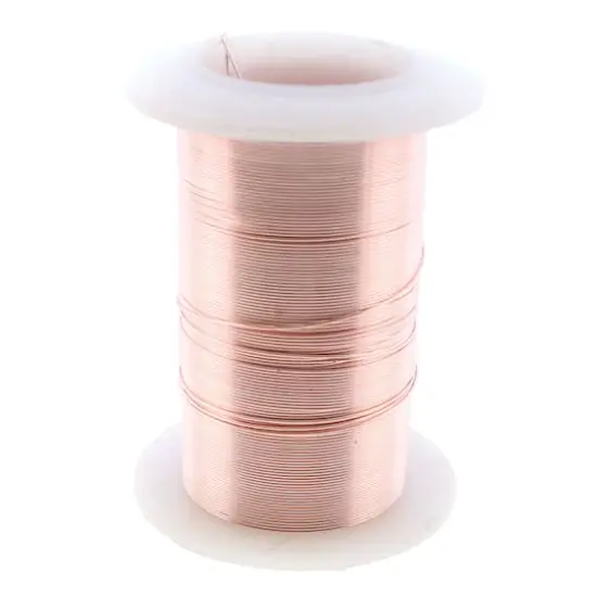 The Beadsmith&reg; Wire&trade; Elements 26 Gauge Tarnish-Resistant Wire Rose Gold {6}