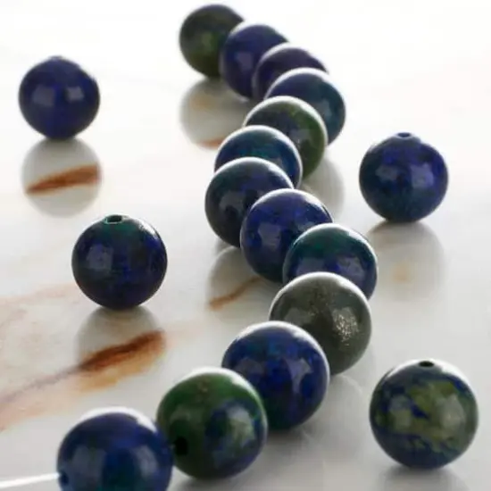 Chrysocolla Round Beads, 10mm by Bead Landing&trade; {3}