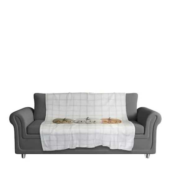 Autumn Pumpkins Sherpa Fleece Blanket {4}