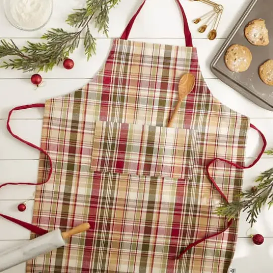 DII&reg; Give Thanks Plaid Chef Apron {6}