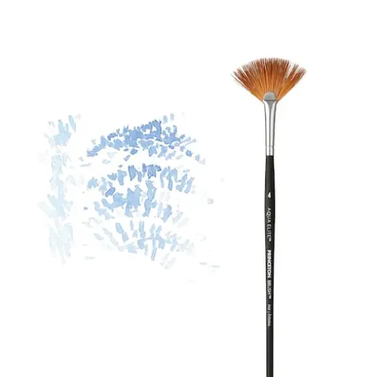 Princeton&trade; Aqua Elite&trade; Synthetic Fan Watercolor Brush {4}