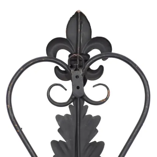Black Metal Traditional Wall Decor, 37" x 26" {6}