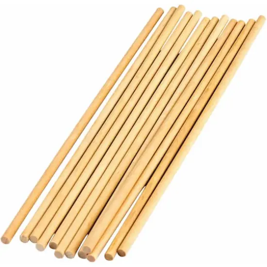 Teacher Created Resources&reg; STEM Basics 1/4" Wood Dowels, 12 Packs of 12 {1}