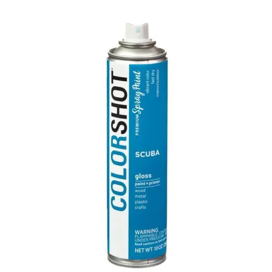 COLORSHOT&reg; Premium Gloss Spray Paint Scuba {7}