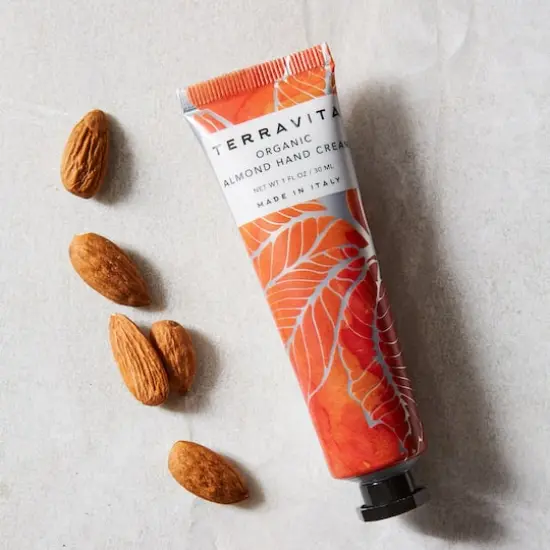 European Soaps Terravita Organic Hand Cream, 30mL Almond {5}