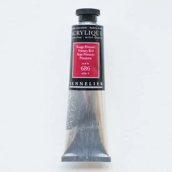 Sennelier Extra Fine Artists' Acrylic Paint, 60mL 686 Primary Red {1}