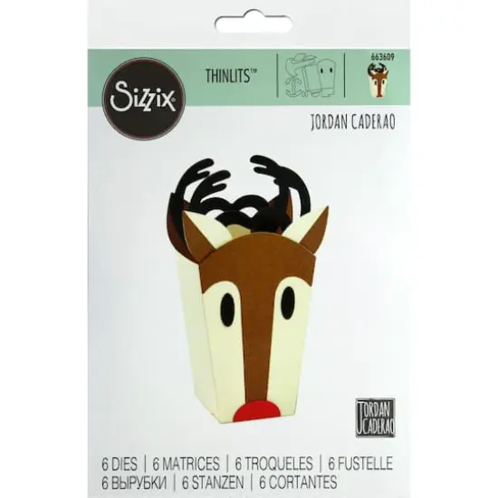 Sizzix&reg; Thinlits&trade; Reindeer Bag Die Set {1}