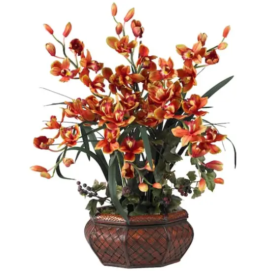 3ft. Boat Orchid Arrangement in Decorative Planter {1}