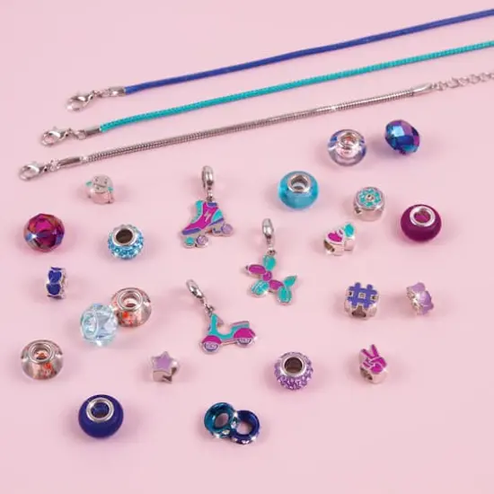 Make It Real&trade; 2-In-1 True Blue & Think Pink Halo Charms Kit {6}