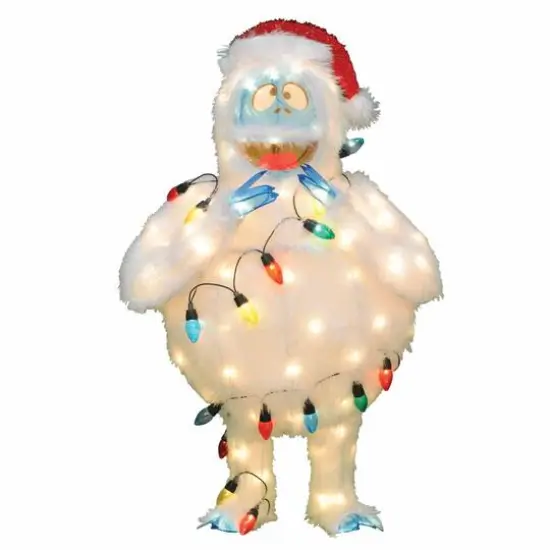 4ft. Pre-Lit Bumble Christmas Outdoor Decoration {4}