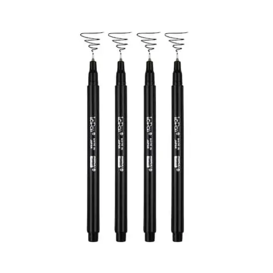 Marvy&reg; Uchida LePen&reg; Extra Fine Black Pens, 4ct. {3}