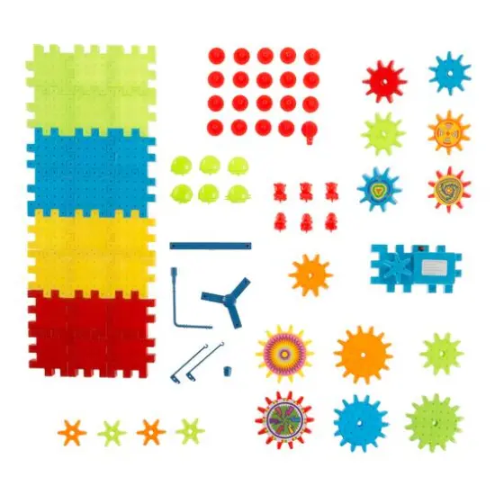 Toy Time Interlocking Gear Building Set {4}