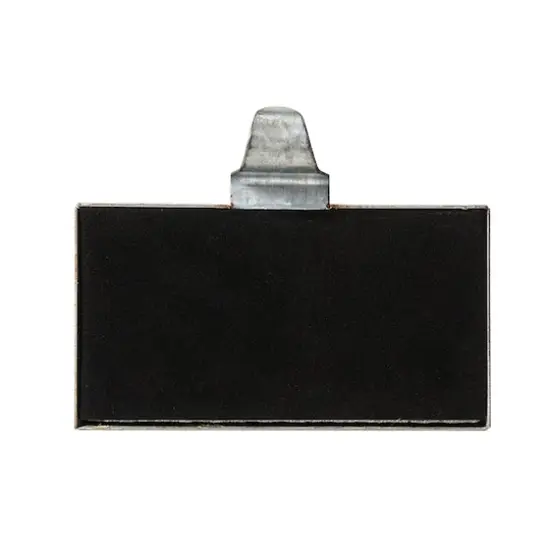 Glitzhome&reg; 7" Galvanized House Stocking Holder Set {8}